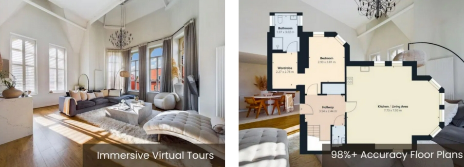 Immersive-Virtual-Tours and Floor Plans